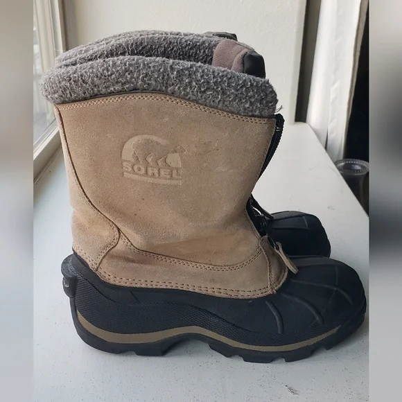 Sorel Ellesmere LL1241-272 Tan Leather Winter Boots - Picture 6 of 14